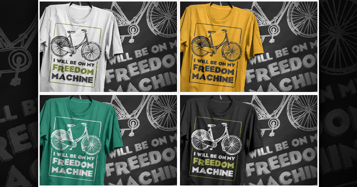 Freedom machine - T-Shirt Design - Facebook.
