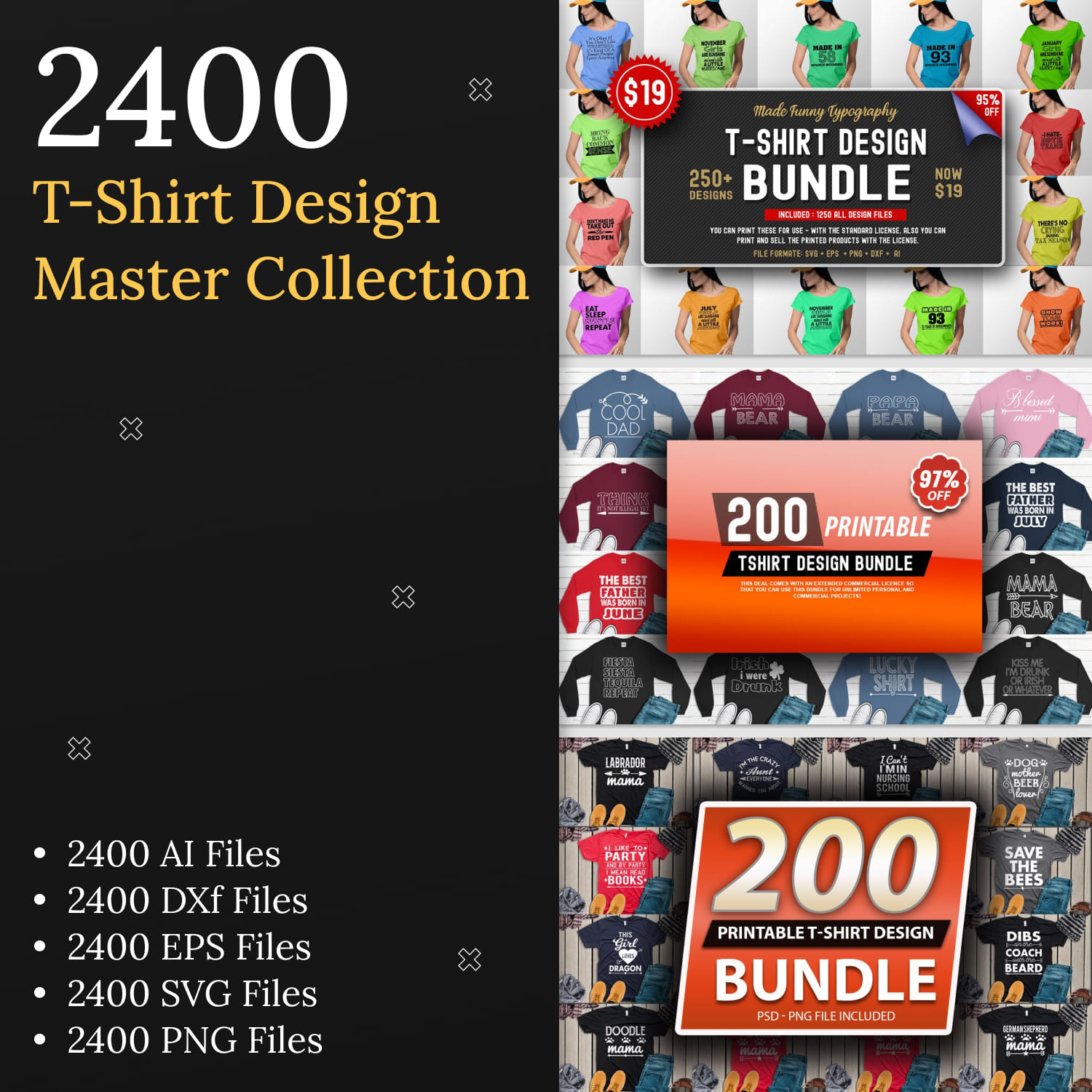 2400 TShirt Design Master Collection.