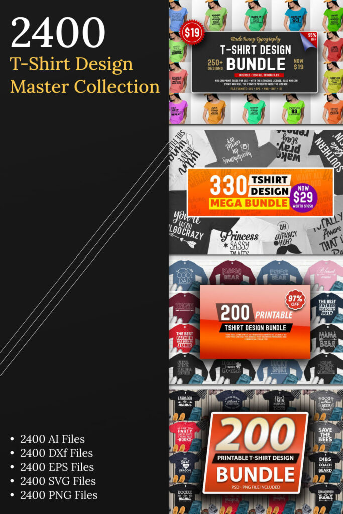 TShirt Design Master Collection MasterBundles