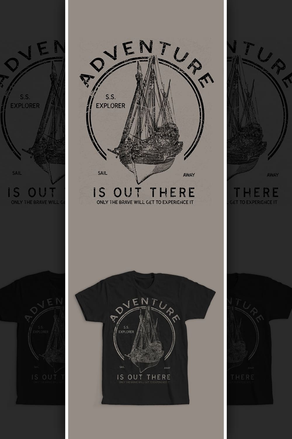 Adventure Is Out There T-Shirt Design - Pinterest.