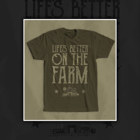 Farm Life T-Shirt Design.