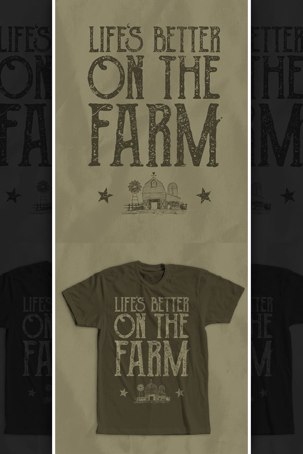 Farm Life T-Shirt Design - Pinterest.