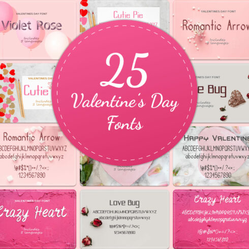 25 Valentine’s Day Fonts.