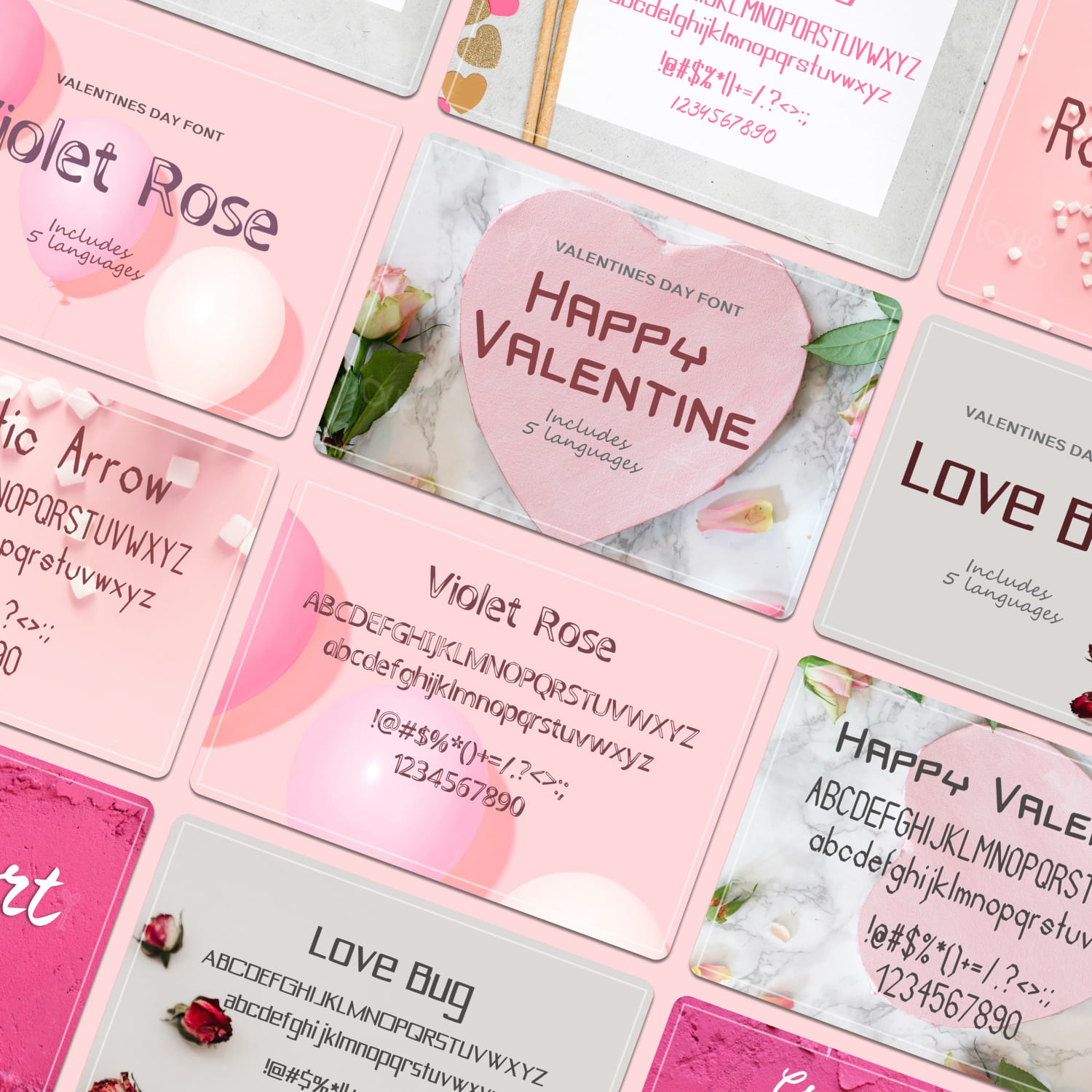 25 Valentine’s Day Fonts cover.