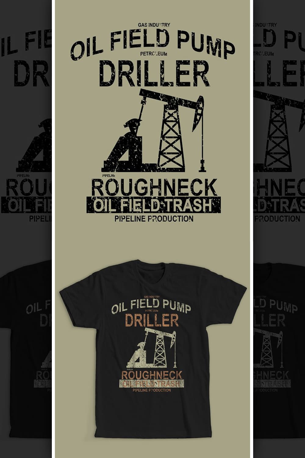 Oil Field Pump T-Shirt Design - Pinterest.