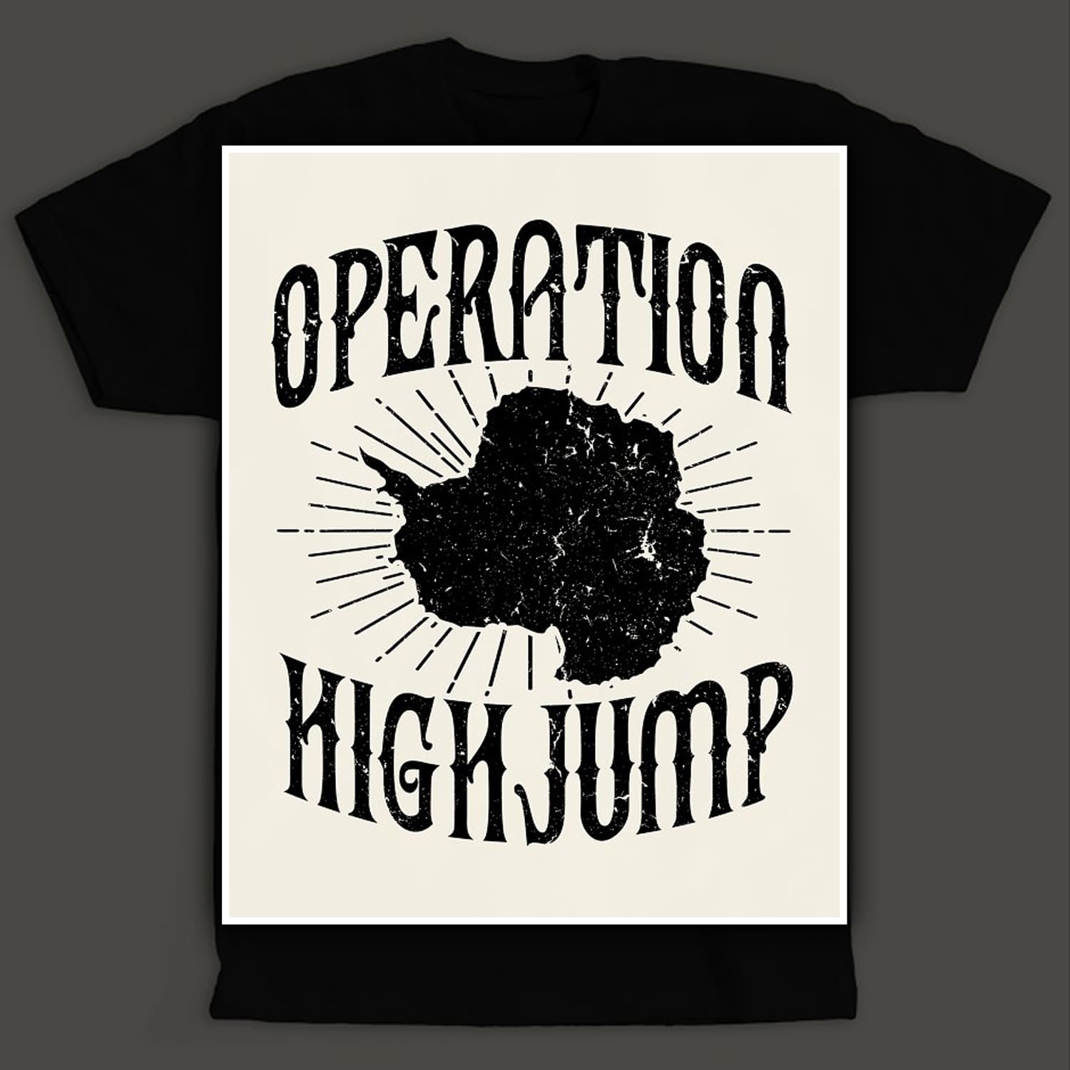 Operation High Jump T-Shirt Design Cover.