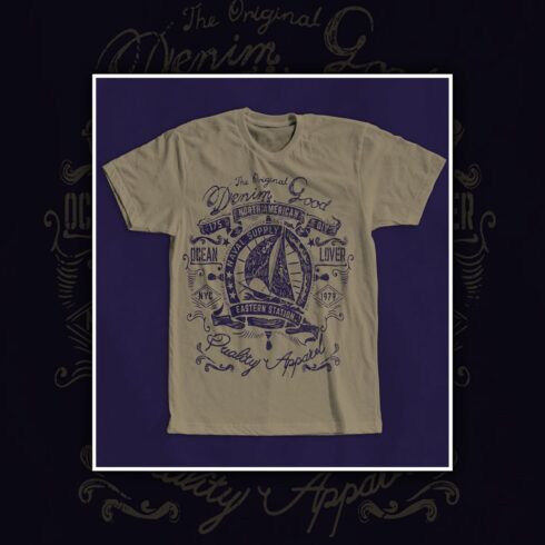 Sailing Ship T-Shirt Design 2.