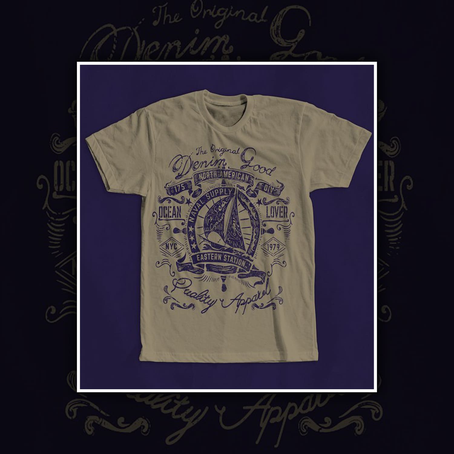 Sailing Ship T-Shirt Design 2.