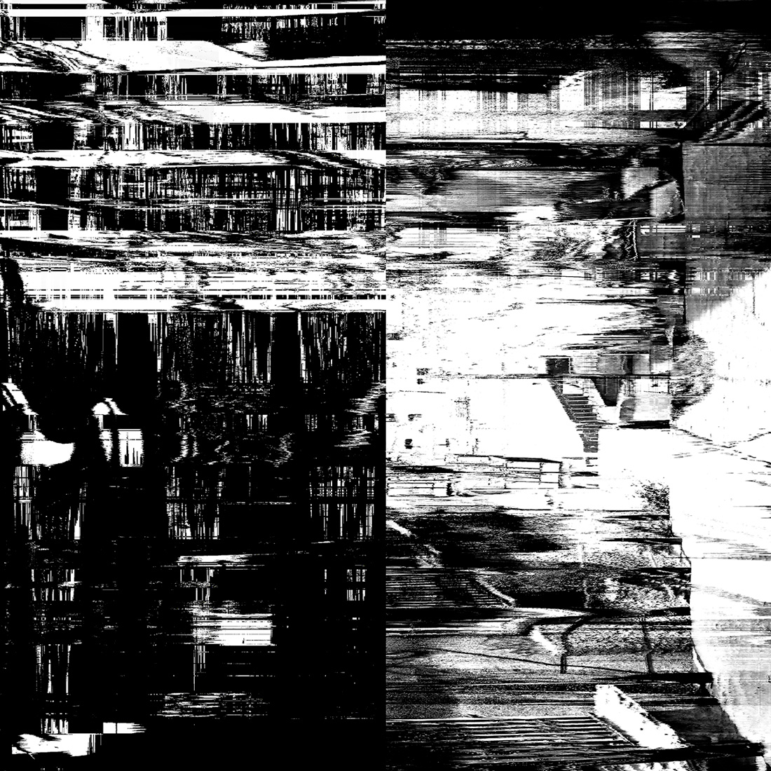 Glitch Distortion Textures Stylish Preview image.