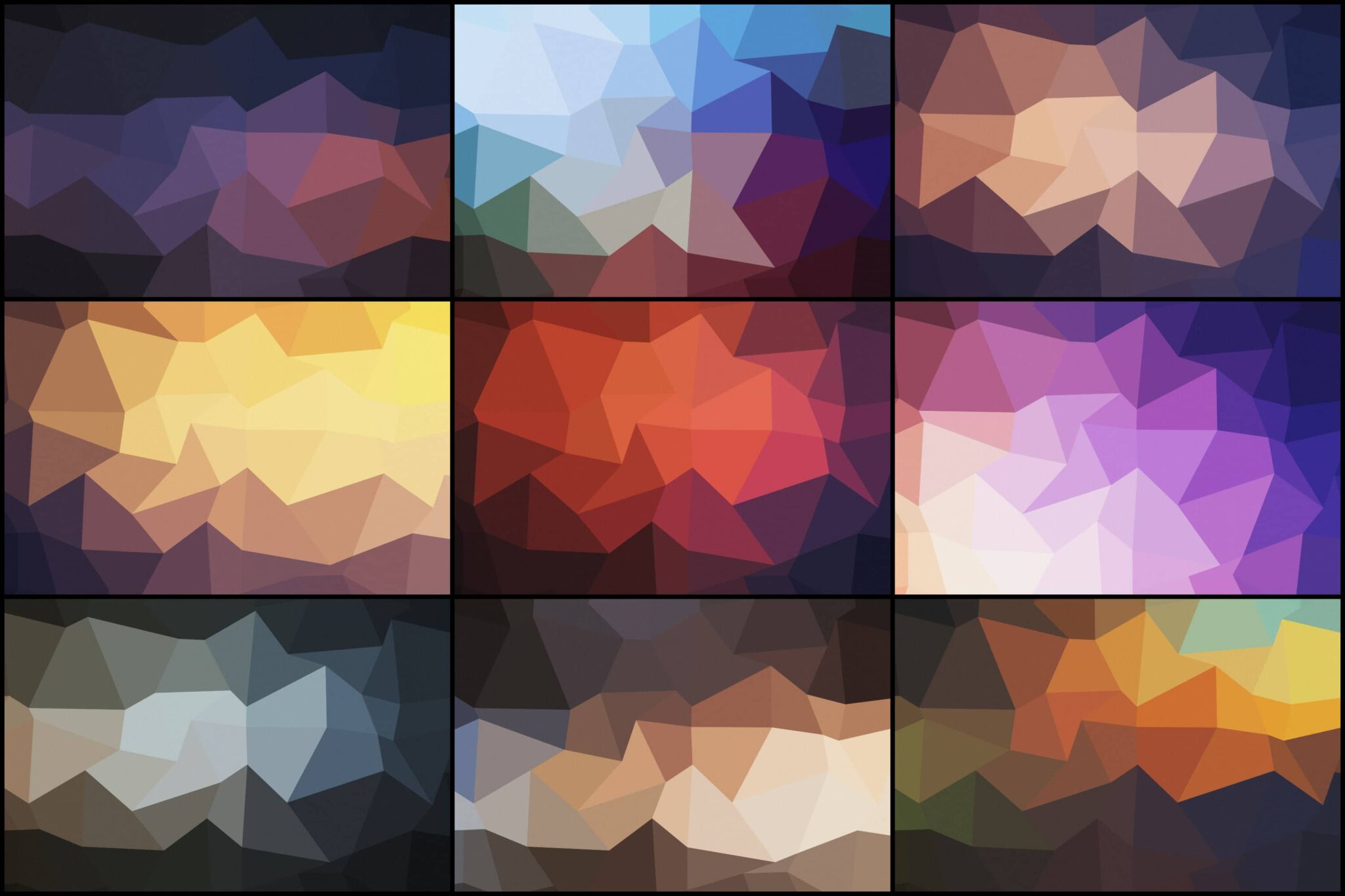 Cool pixel backgrounds in different colors.