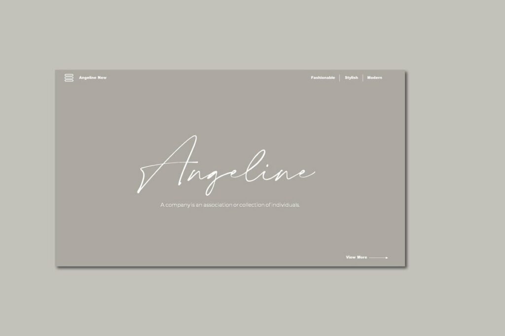 Angeline Design Powerpoint Template – MasterBundles