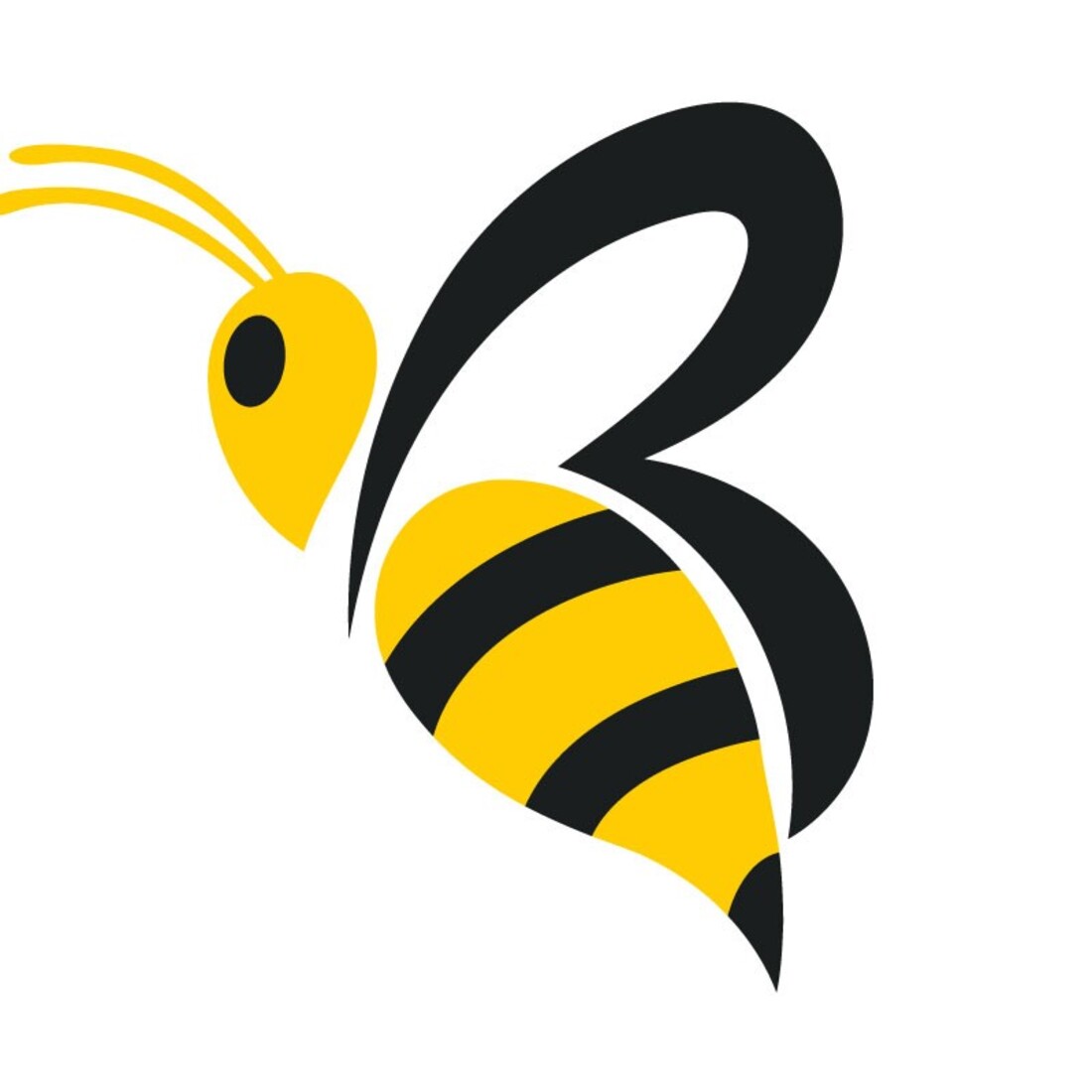 Bee Logo Template Vector Icon facebook image.
