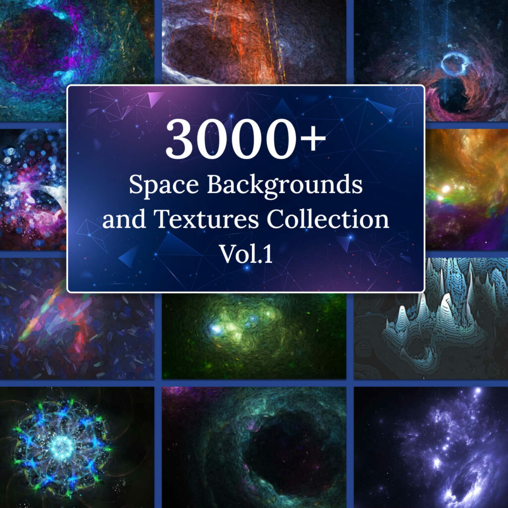 3000+ Space Backgrounds and Textures Collection – Vol.2 – MasterBundles