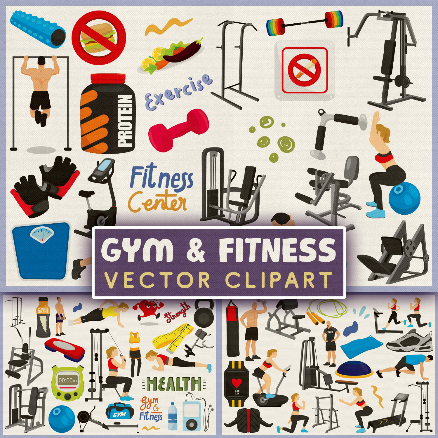 health and fitness clip art