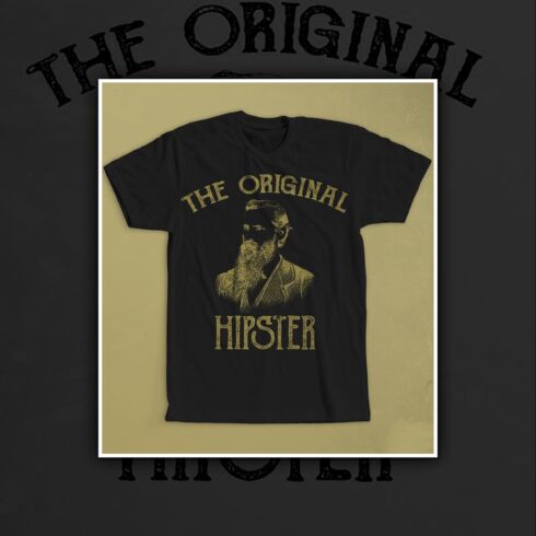 Original Hipster T-Shirt Design.