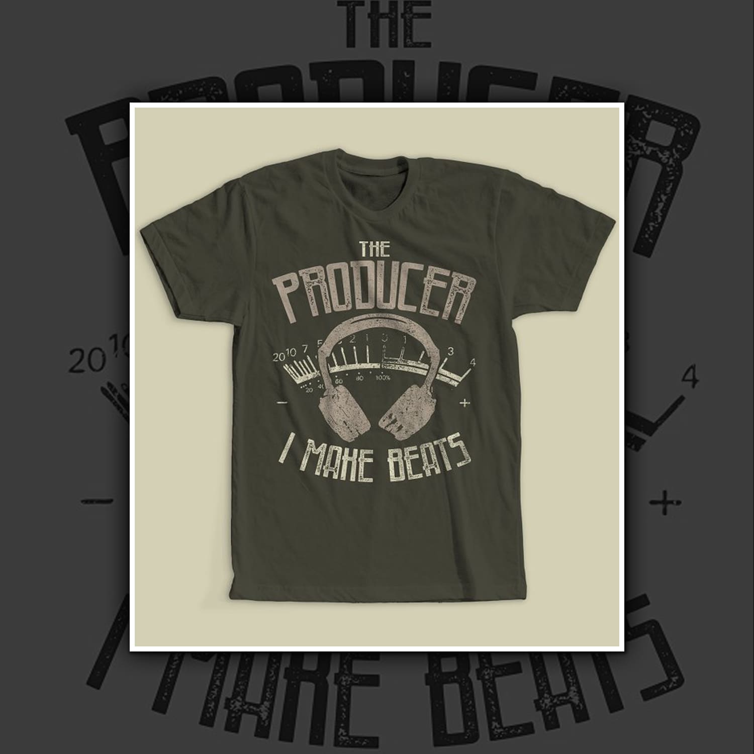 Music Producer T-Shirt Design.
