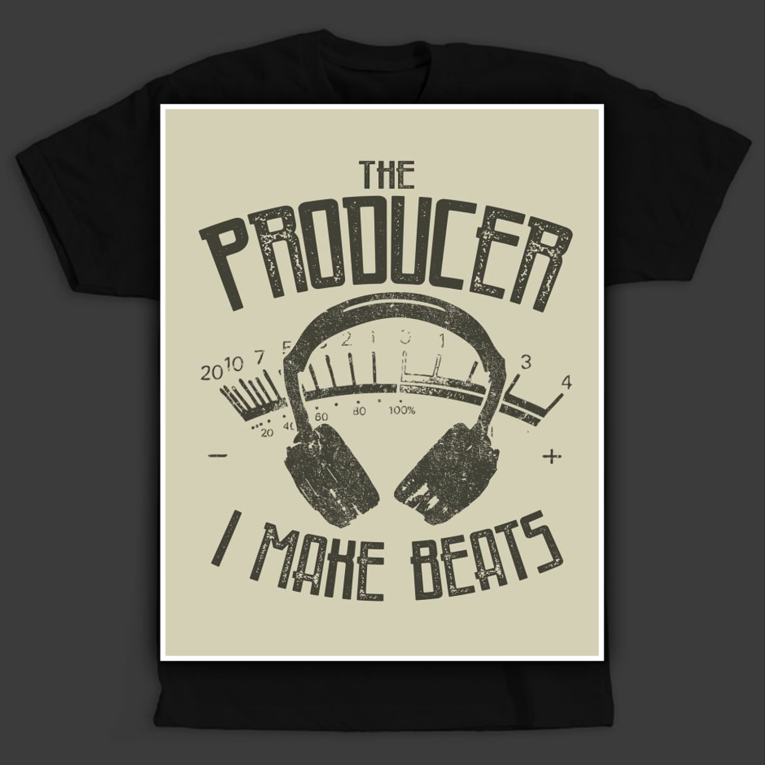 Music Producer T-Shirt Design Cover.