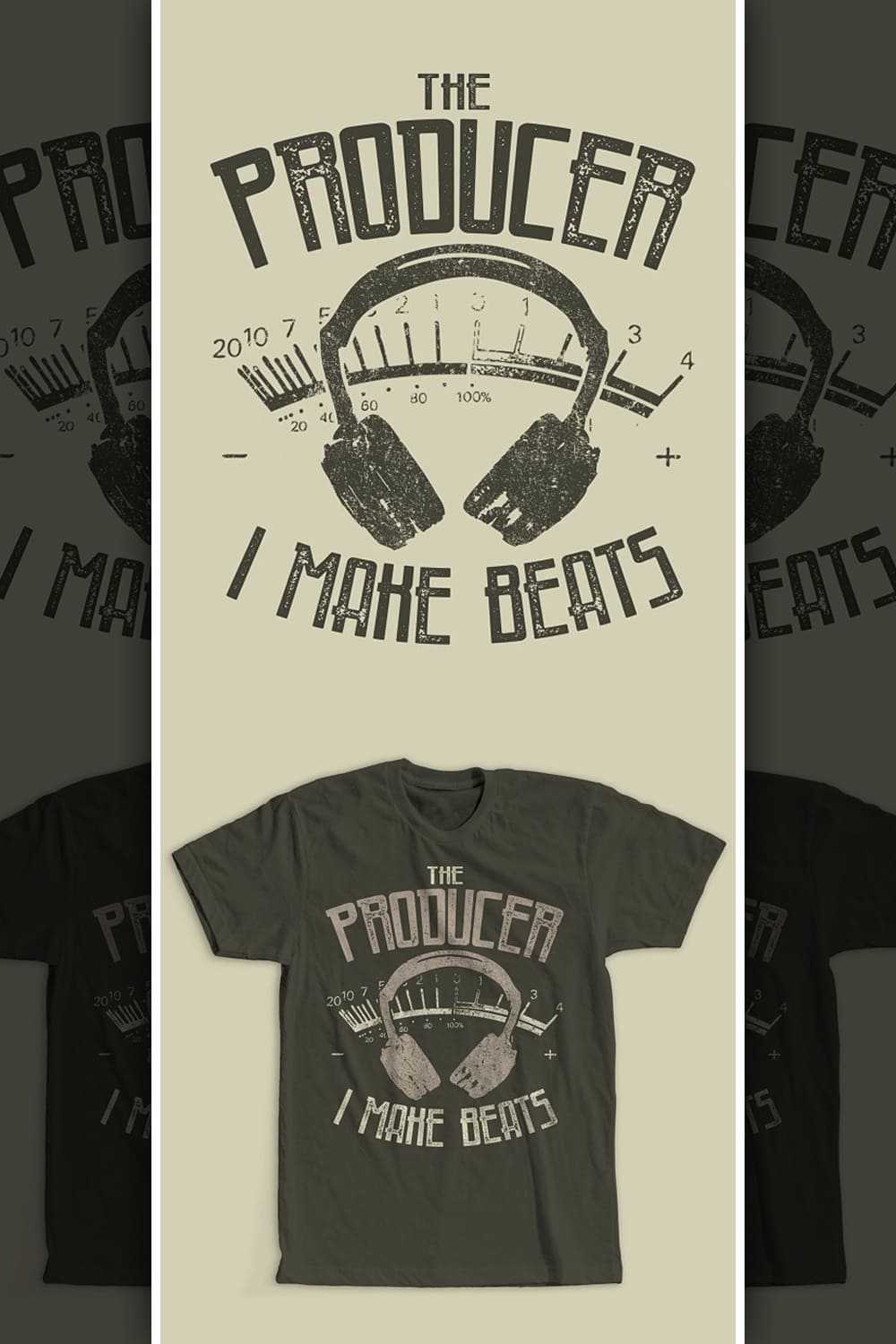Music Producer T-Shirt Design - Pinterest.