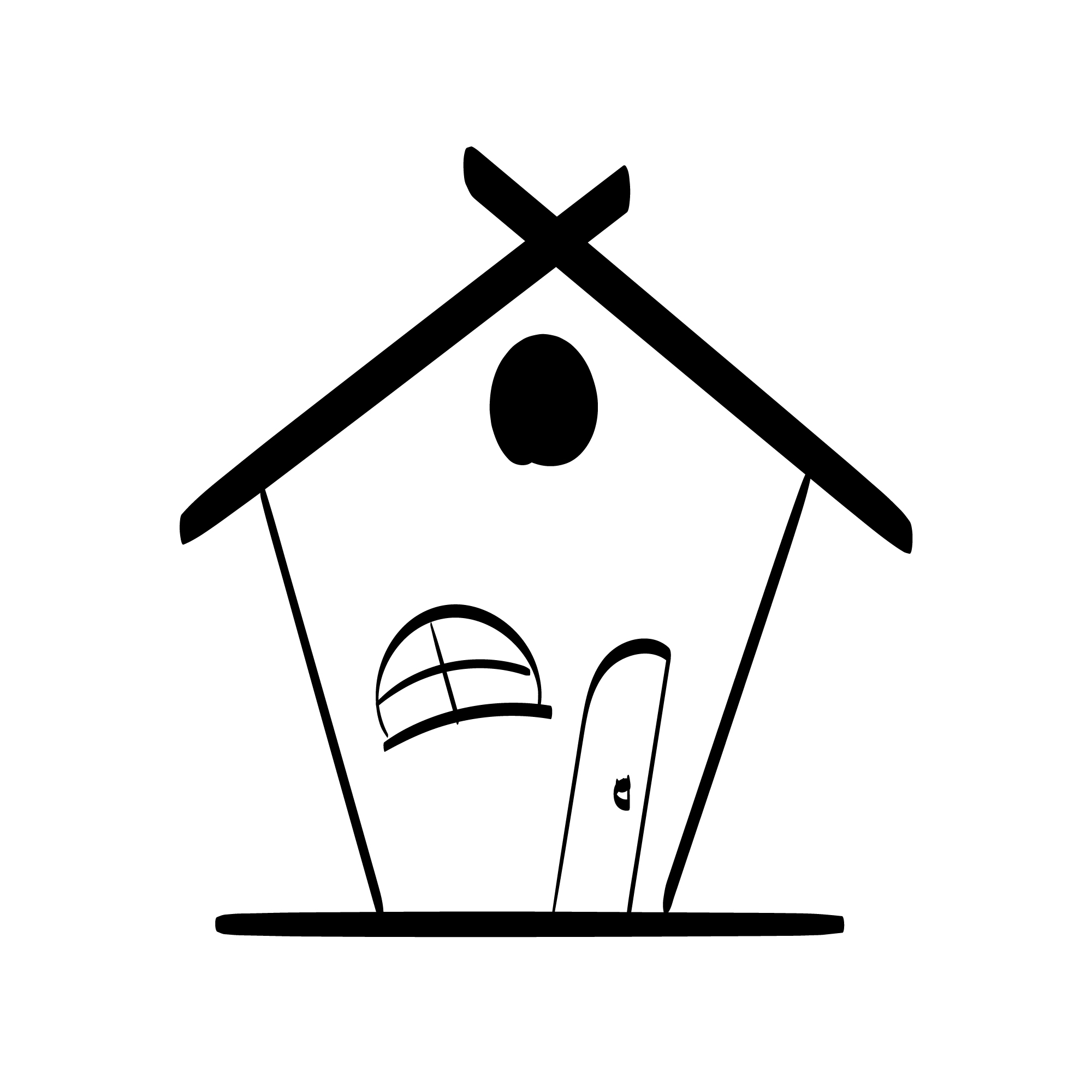 Hand Drawn House Simple Vector Icon best ideas.