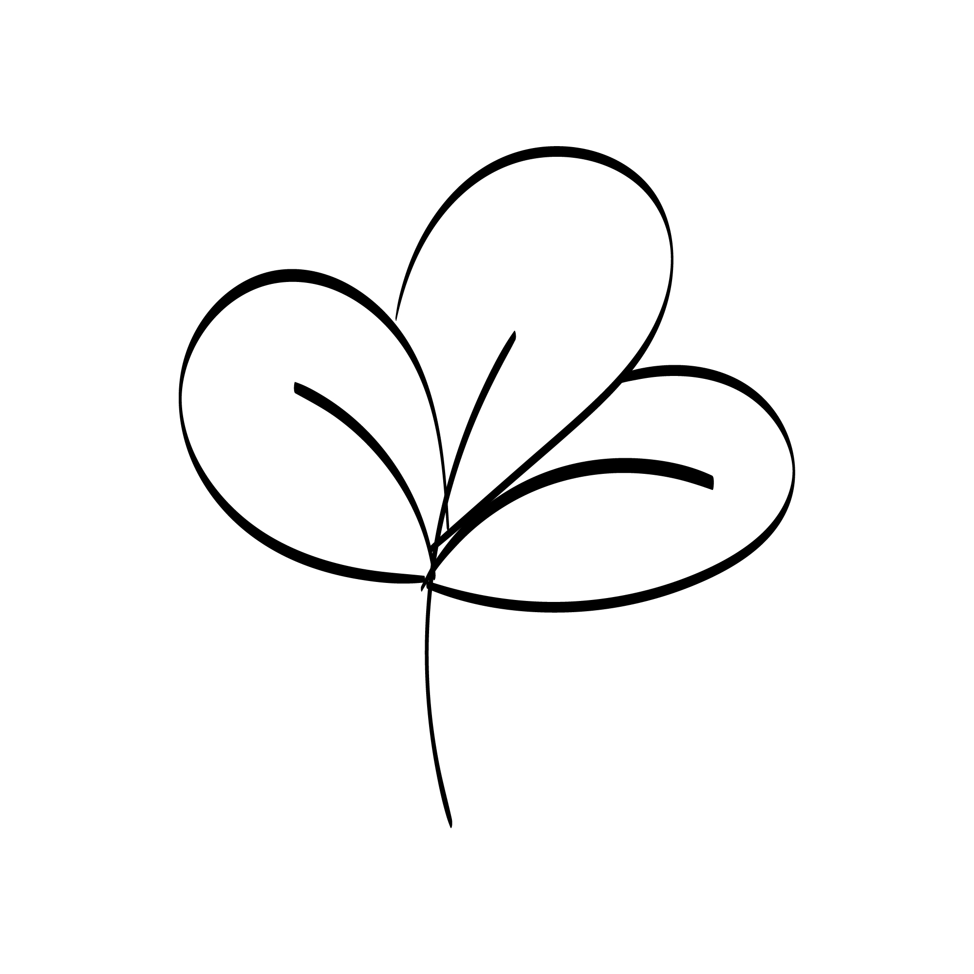 Flower Art Graphics Drawing with Line-art Preview image.