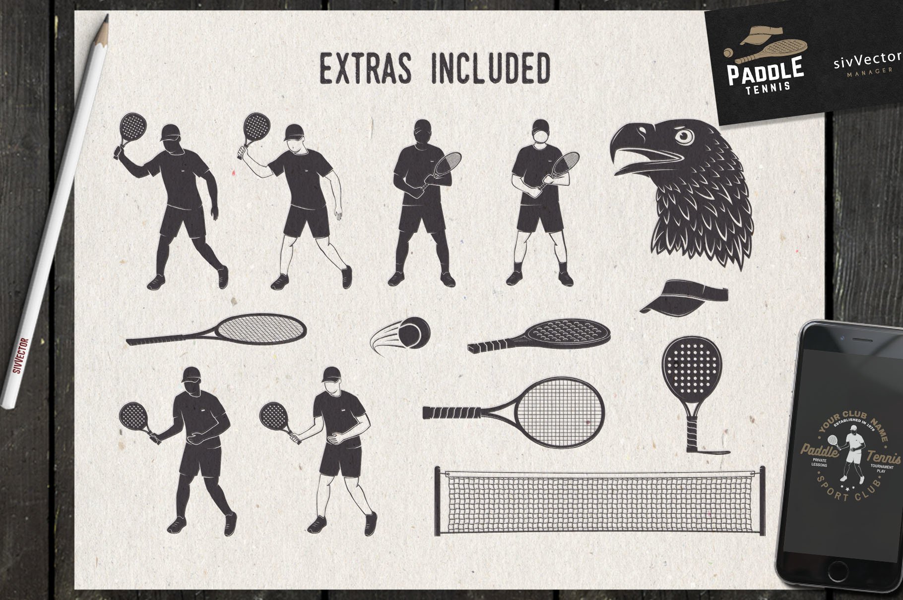 Some extra illustrations for tennis compositions.