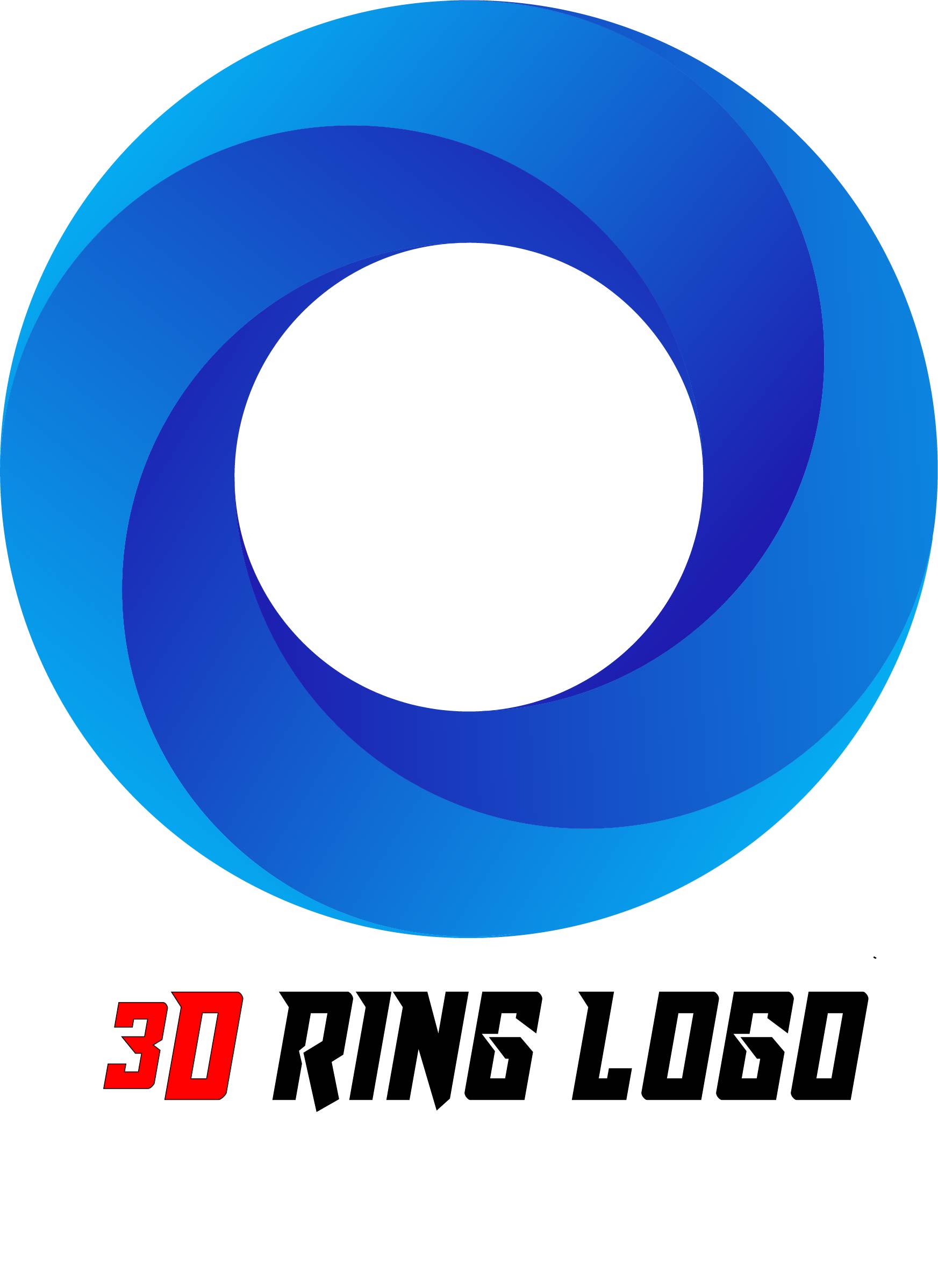 Pinterest preview with modern 3d Ring Logo.
