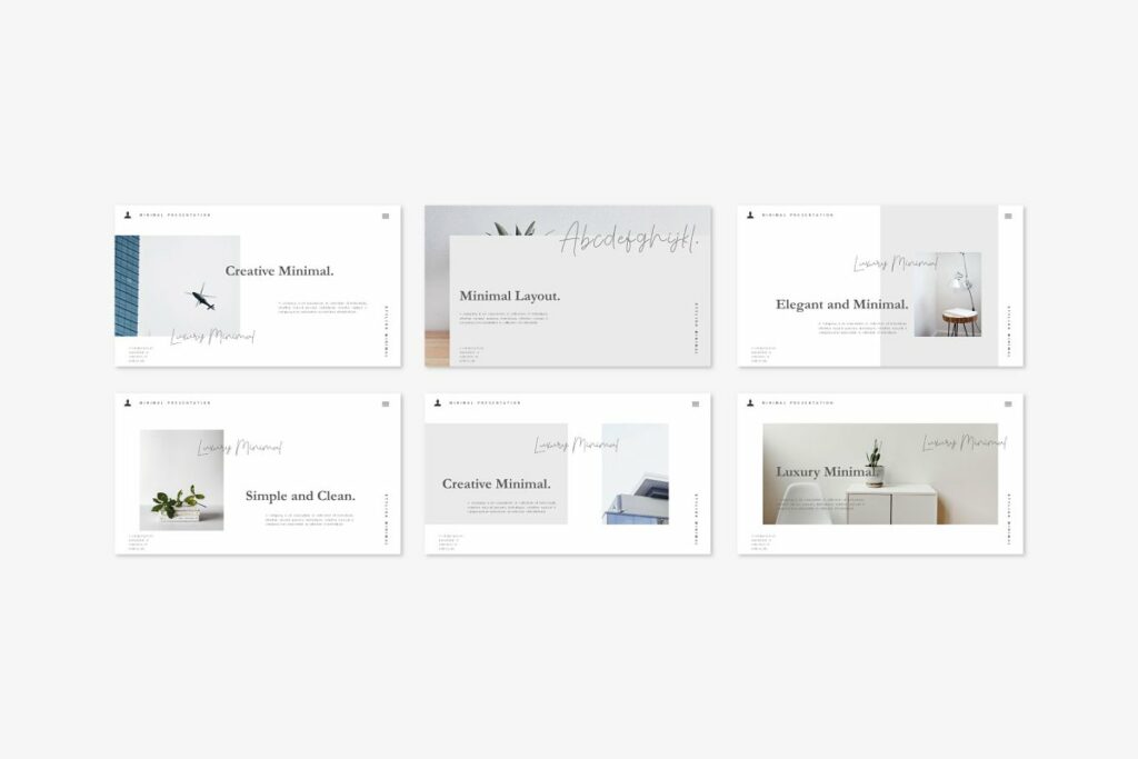 Luxury - Minimal Corporate Design Powerpoint Template – MasterBundles