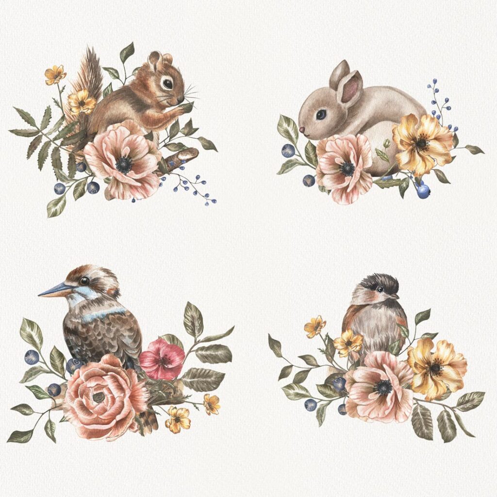 Botanicals Collection. Design Vintage Botanical Collection - MasterBundles