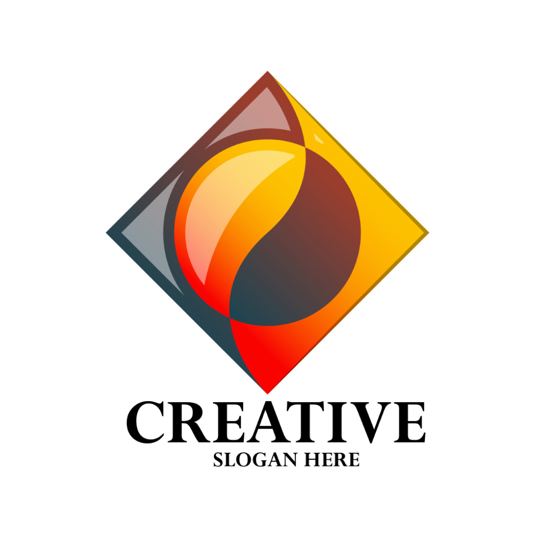Square Shape 3d Logo cover image.