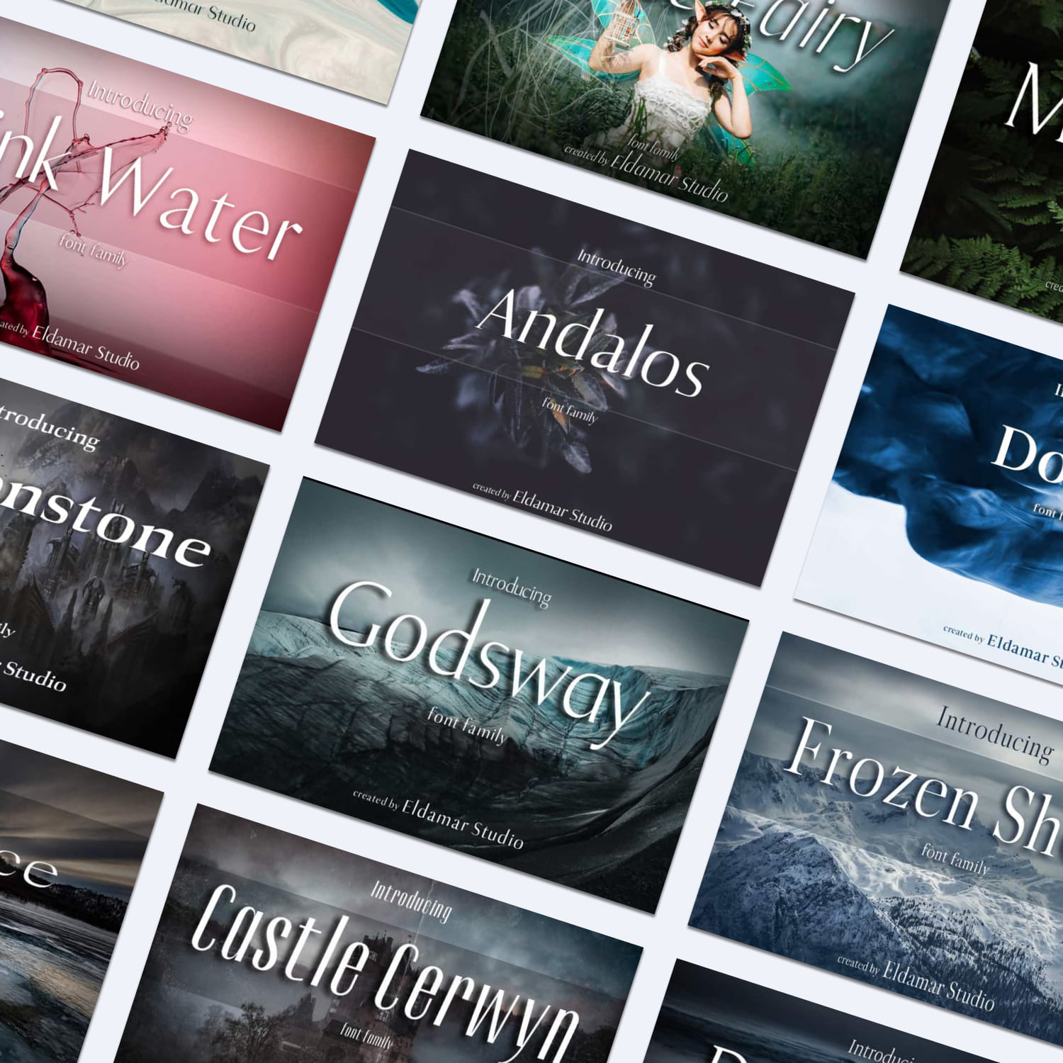 40 Creative Fonts cover.