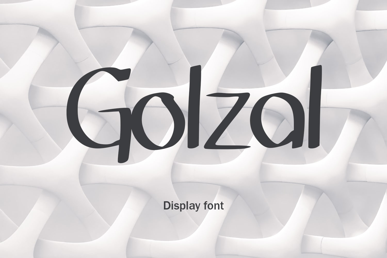 Cool light background for this futuristic font.
