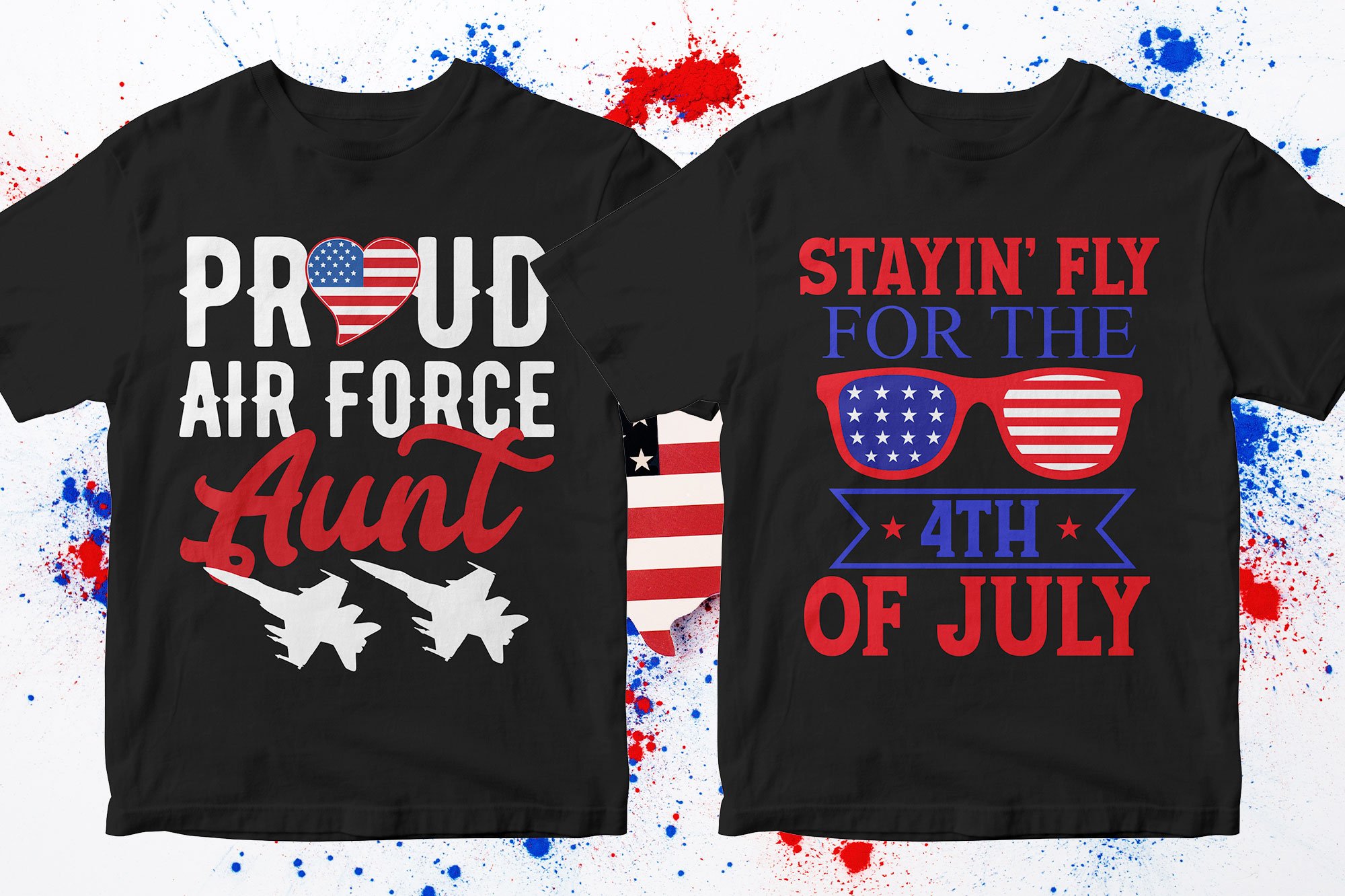 Use these editable designs for celebrating your 4th July.