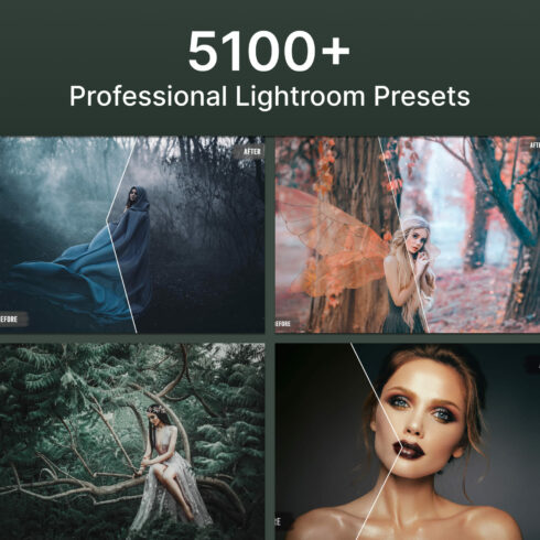 5100+ Professional Lightroom Presets.