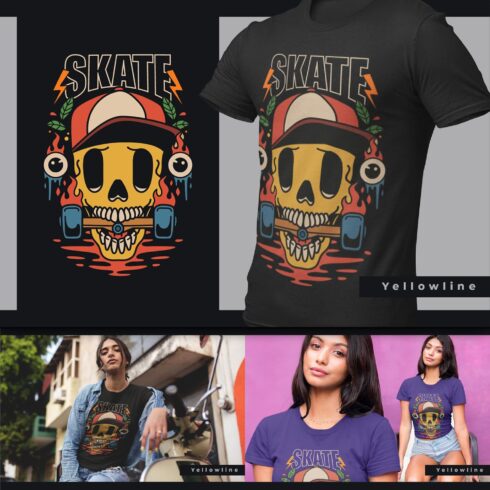 Skate T-shirt Design.