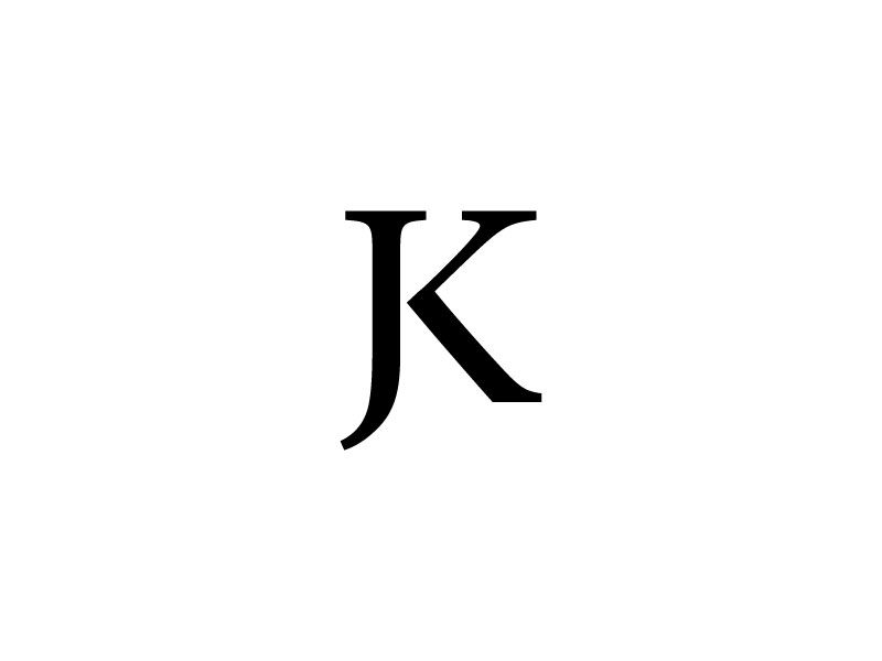 Five Word Mark Logos Design, jk logo.