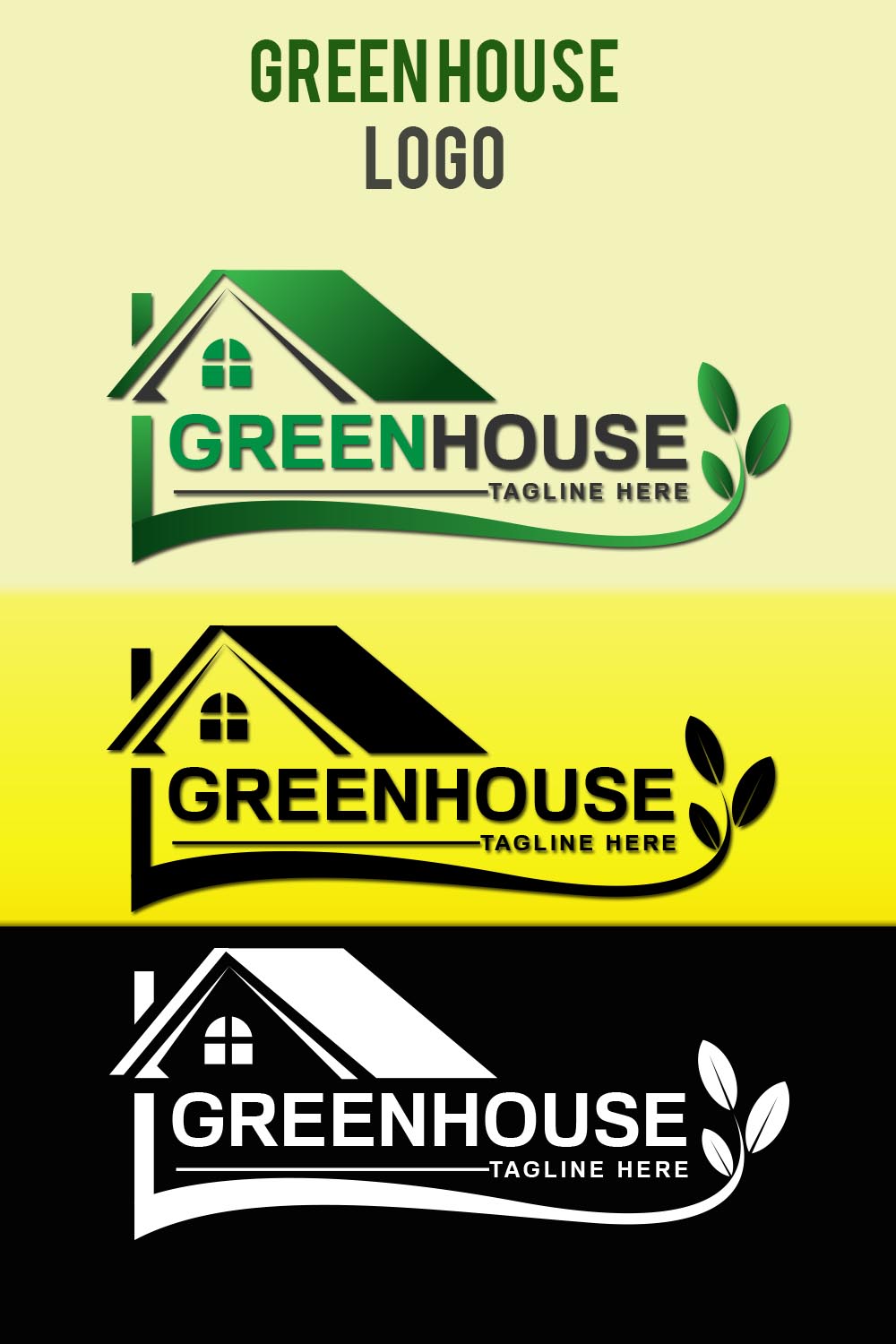 Green House Logo pinterest image.