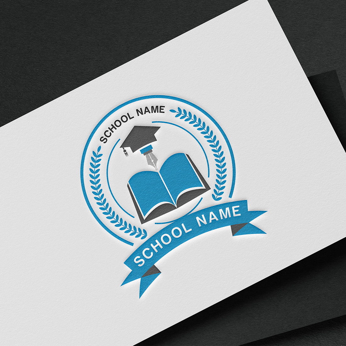 School Logo Template Resizable and Editable cover image.