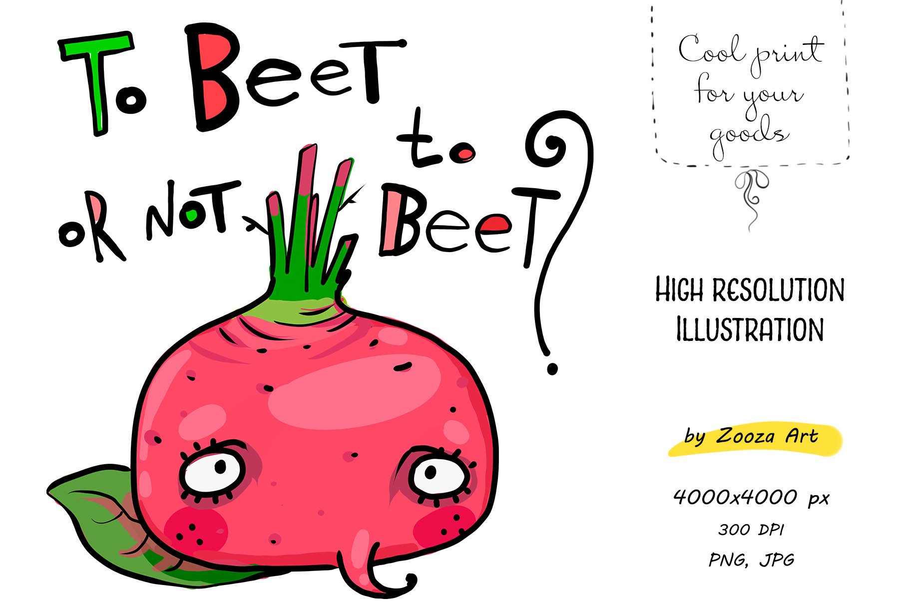 Cool beetroot graphic.