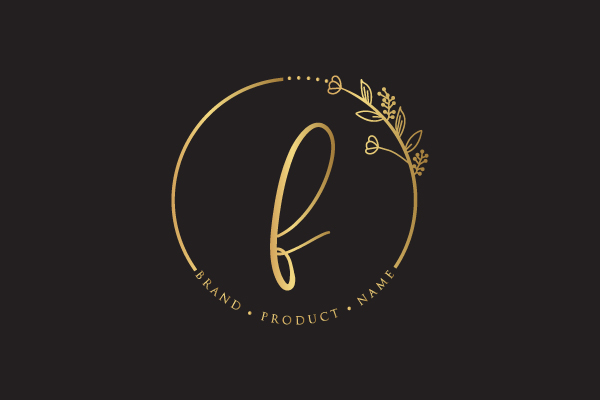 Luxury Letter Logo Bundle, f logo.