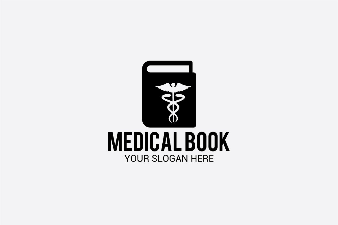 Medical book logo.