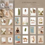 Yoga Abstract Graphic Collection – MasterBundles