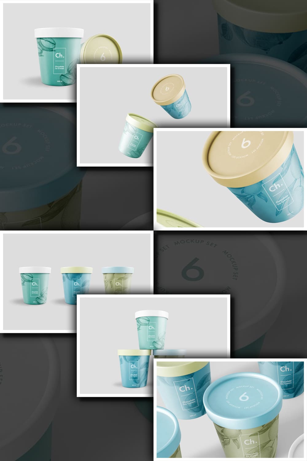 Ice Cream Jar Mockup - Pinterest.