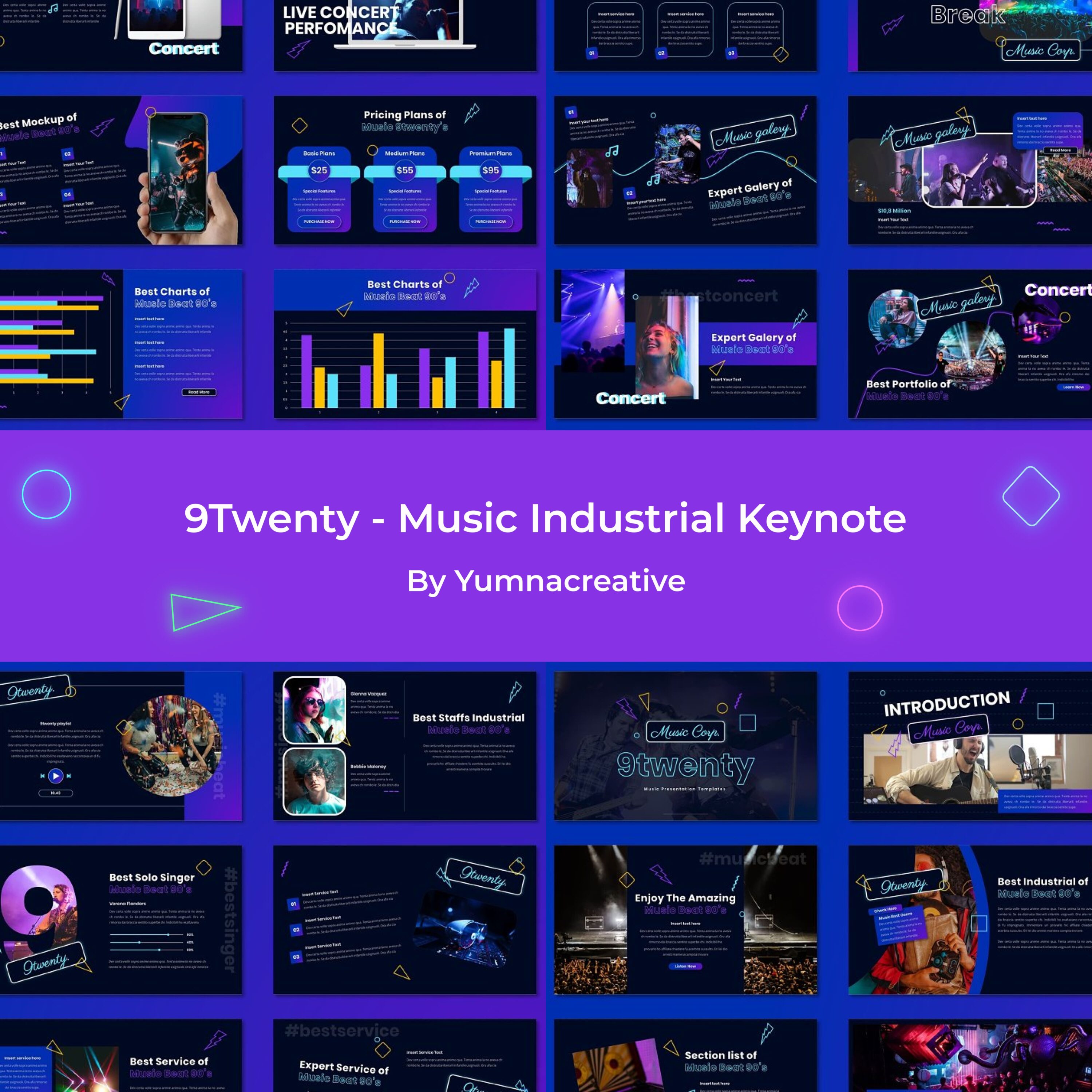 9Twenty Music Industrial Keynote - main image preview.