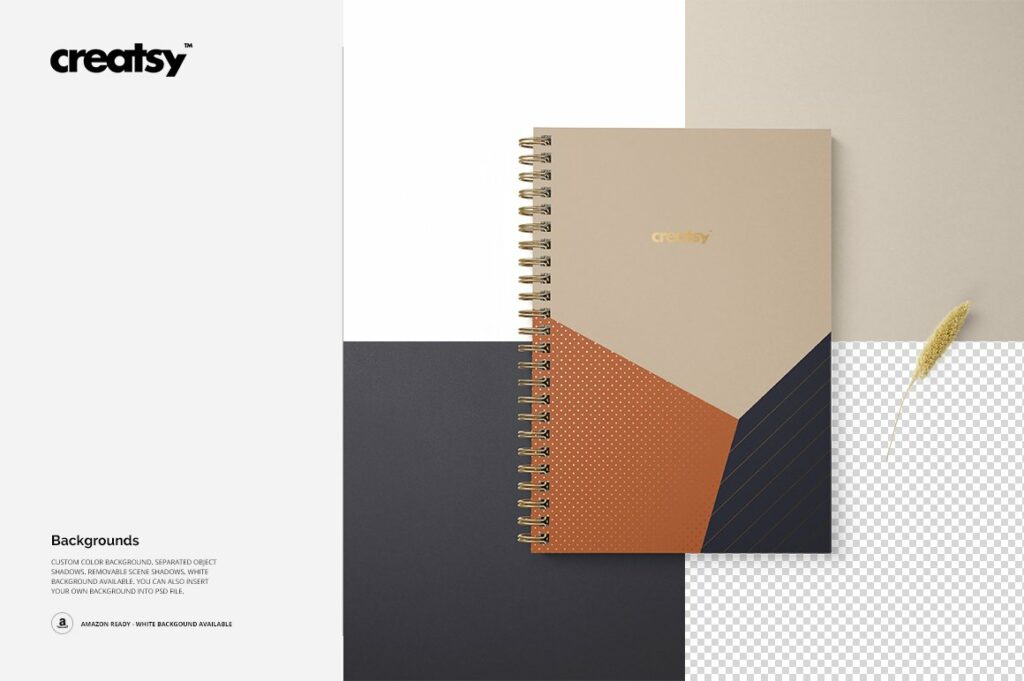 A5 Spiral Notebook Mockup Set – MasterBundles