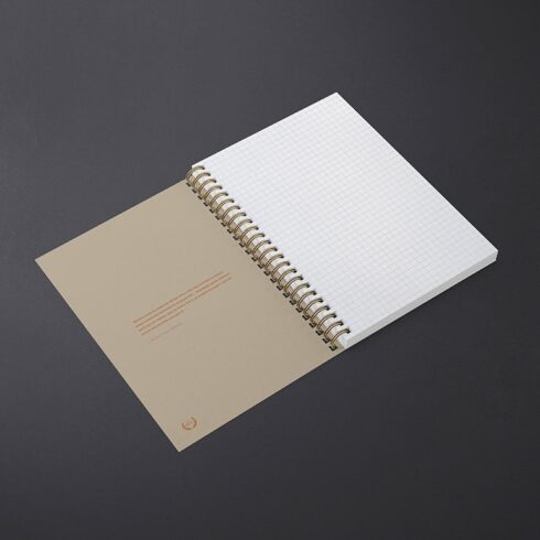 A5 Spiral Notebook Mockup Set | Master Bundles