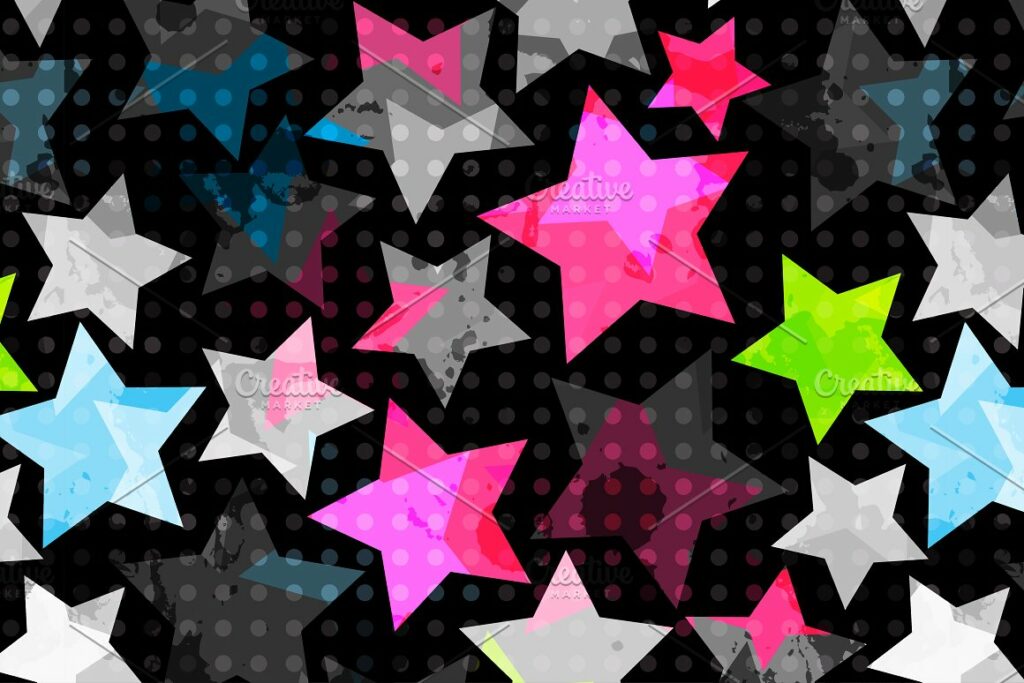 Star Seamless Patterns – MasterBundles