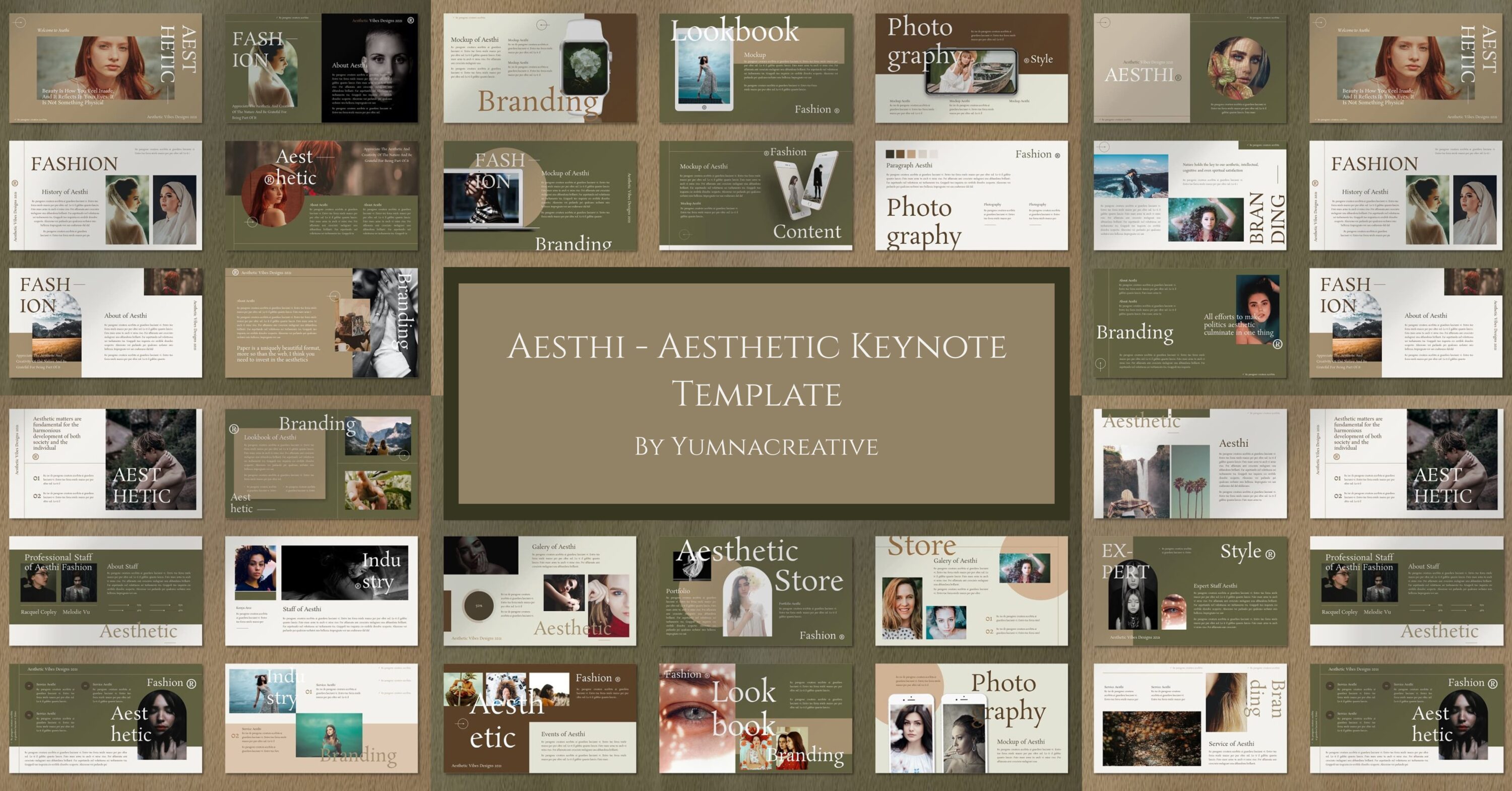 Aesthi - Aesthetic Keynote Template – MasterBundles