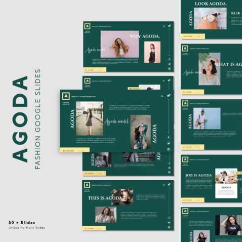 Agoda fashion google slide - main image preview.