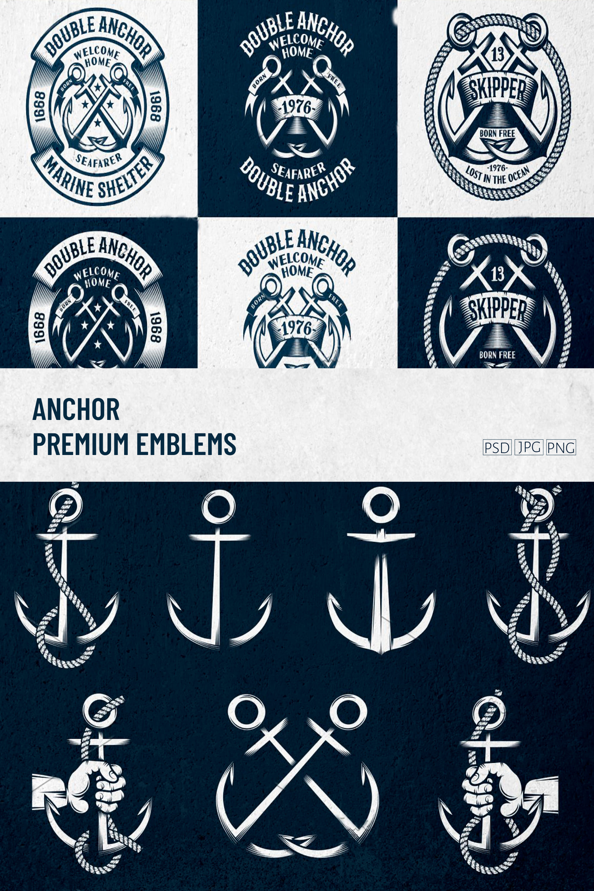 anchor premium emblems pinterest
