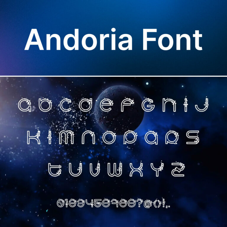 Lost in space. Futuristic typeface - MasterBundles